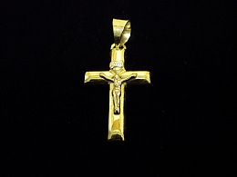 Златен кръст, 1.98гр. ,Бургас