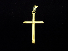 Златен кръст, 1.13гр. ,Бургас