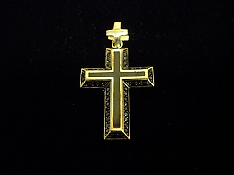 Златен кръст, 4.66гр. ,Бургас