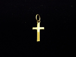 Златен кръст, 0.46гр. ,Бургас