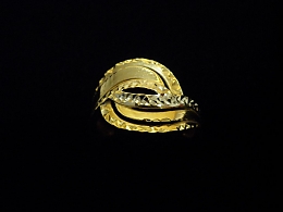 Златен дамски пръстен, 3.68гр. ,Бургас