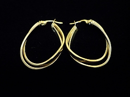 Златни обеци, 3.63гр. ,Бургас