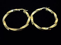 Златни обеци, 4.21гр. ,Карнобат