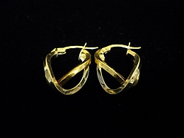 Златни обеци, 2.28гр. ,Бургас