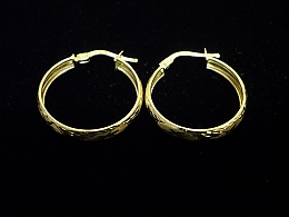 Златни обеци, 2.74гр. ,Бургас