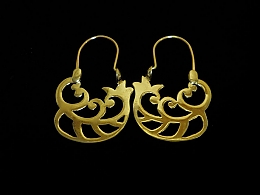 Златни обеци, 3.54гр. ,Айтос