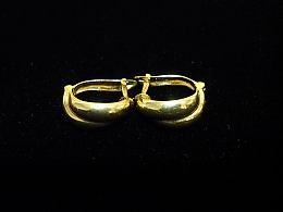 Златни обеци, 2.87гр. ,Бургас