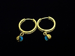 Златни обеци, 2.7гр. ,Карнобат