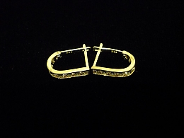 Златни детски обеци, 1.16гр. ,Айтос