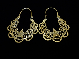 Златни обеци, 3.61гр. ,Бургас