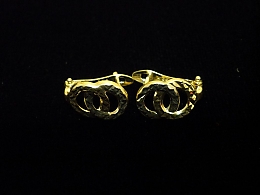 Златни обеци, 1.37гр. ,Карнобат