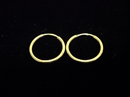 Златни обеци, 1.19гр. ,Карнобат