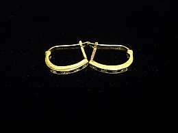 Златни детски обеци, 1.46гр. ,Средец