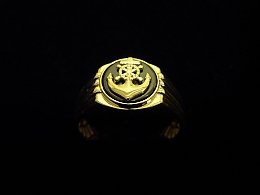 Златен мъжки пръстен, 4.64гр. ,Бургас