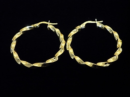 Златни обеци, 2.7гр. ,Айтос