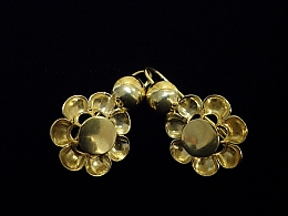 Златни обеци, 5.96гр. ,Карнобат