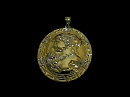 Златен медальон, 1.1гр. ,Стара Загора