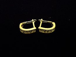 Златни детски обеци, 1.59гр. ,Поморие