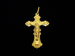 Златен кръст, 2.59гр. ,Бургас