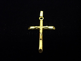 Златен кръст, 1.82гр. ,Бургас