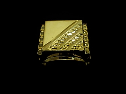 Златен мъжки пръстен, 5.63гр. ,Средец
