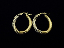 Златни обеци, 2.89гр. ,Сливен