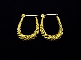Златни обеци, 1.98гр. ,Сливен