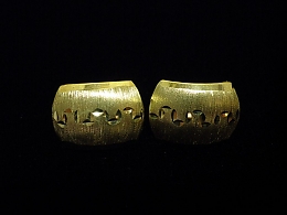 Златни обеци, 2.38гр. ,Бургас