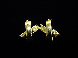 Златни обеци, 2.86гр. ,Карнобат