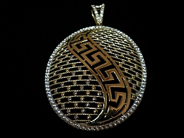 Златен медальон, 7.96гр. ,Поморие