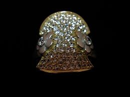 Златен дамски пръстен, 6.3гр. ,Бургас
