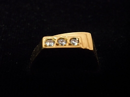Златен мъжки пръстен, 3.34гр. ,Бургас