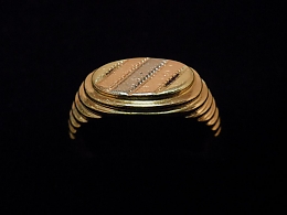 Златен мъжки пръстен, 3.71гр. ,Бургас