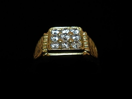 Златен мъжки пръстен, 5.32гр. ,Бургас