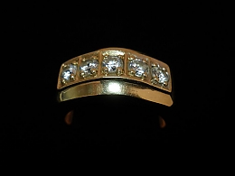 Златен дамски пръстен, 6.55гр. ,Айтос