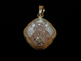Златен медальон, 8.88гр. ,Поморие