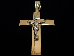Златен кръст, 3.85гр. ,Бургас