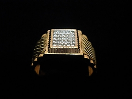 Златен мъжки пръстен, 6.93гр. ,Бургас