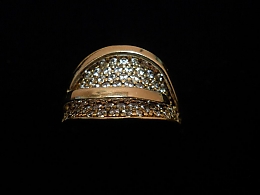 Златен дамски пръстен, 6.44гр. ,Бургас