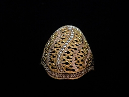 Златен дамски пръстен, 3.78гр. ,Бургас