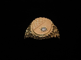 Златен мъжки пръстен, 5.78гр. ,Карнобат