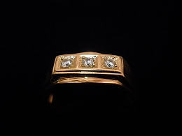 Златен мъжки пръстен, 4.75гр. ,Айтос