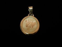 Златна висулка зодия, 0.82гр. ,Ямбол