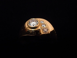 Златен мъжки пръстен, 6.28гр. ,Айтос