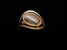 Златен дамски пръстен, 2.16гр. ,Бургас