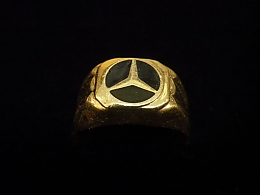 Златен мъжки пръстен, 3.77гр. ,Бургас