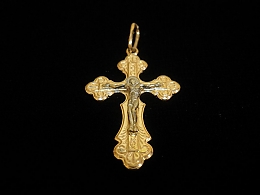 Златен кръст, 2.62гр. ,Ямбол
