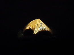 Златен дамски пръстен, 1.93гр. ,Бургас