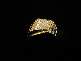 Златен мъжки пръстен, 3.71гр. ,Нова Загора